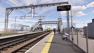 Balgray station- Platform View