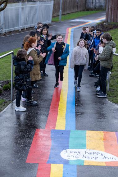 Thornliebank lane artwork - primary pupils