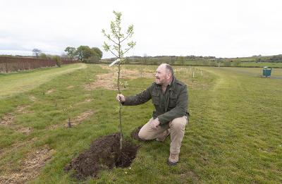 Clyde Climate Forest, Cowan Park, Cllr Buchanan