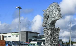 Waitrose and a kelpie Waitrose and a kelpie