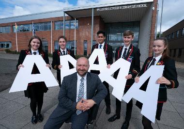 Mearns Castle pupil leadership team