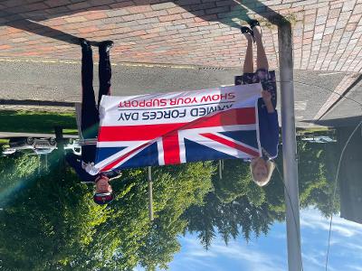 Armed Forces Day flag raising 2022