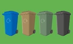 4 bins graphic 4 bins graphic