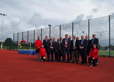 New Mearns Castle High athletics track and pitch