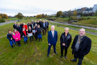 Levern Water -Ministerial visit