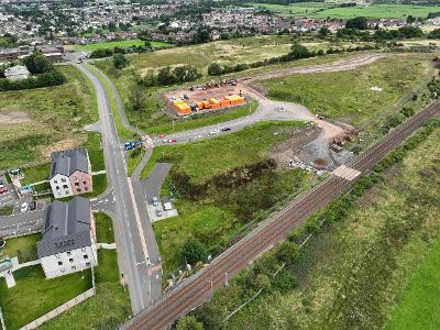 Balgray station -site of new station in Barrhead