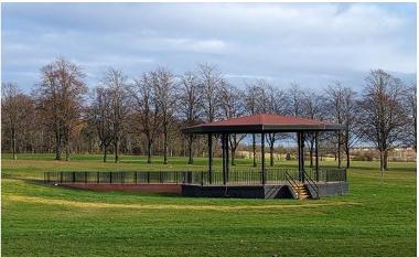 Cowan Park Bandstand - after